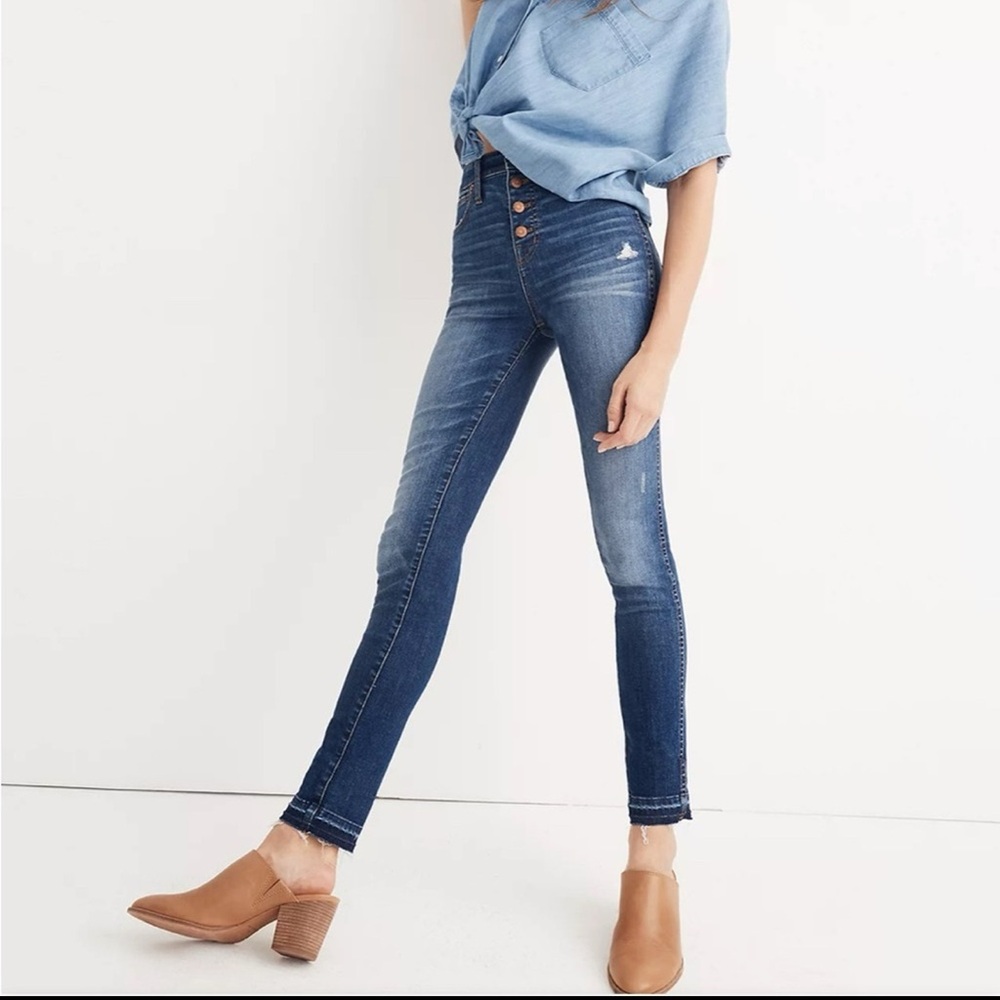 Madewell 10” High Rise Skinny Jeans size 27